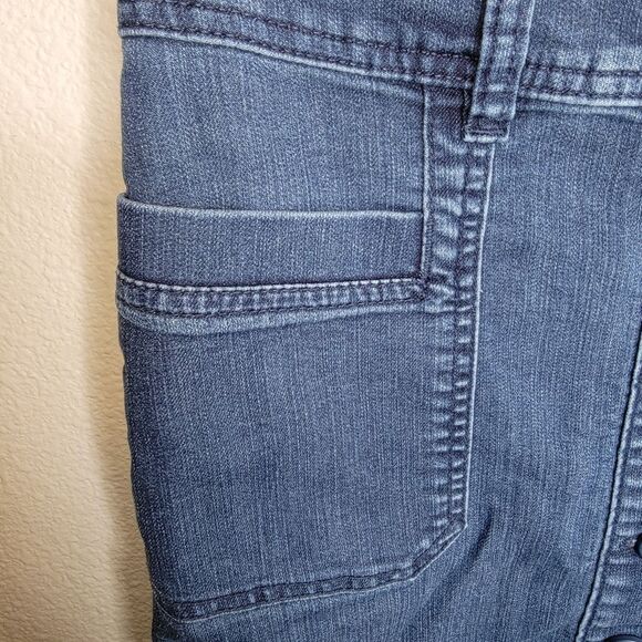Prana button front denim jean skirt size 0 - Picture 3 of 7